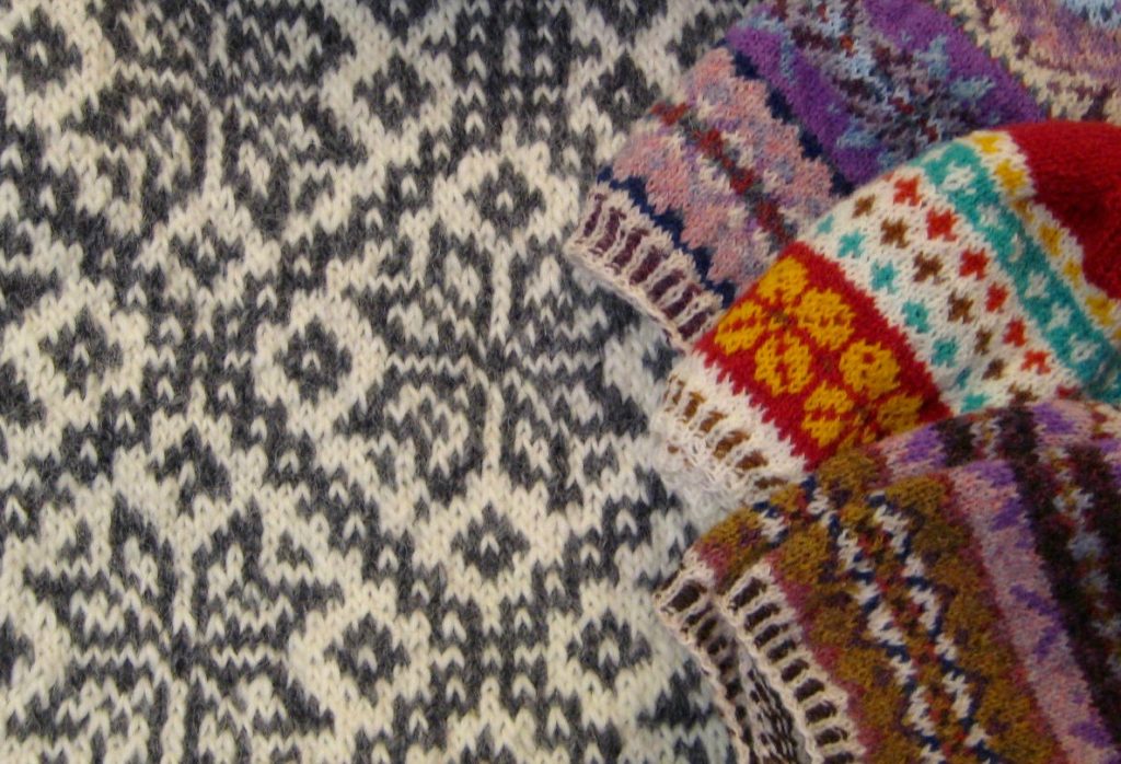 A few of my recent Fair Isle knitting projects